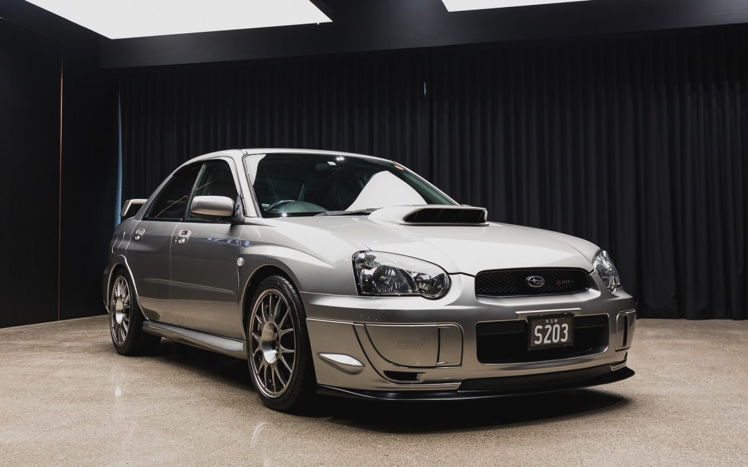 Subaru 22B STI: Showroom